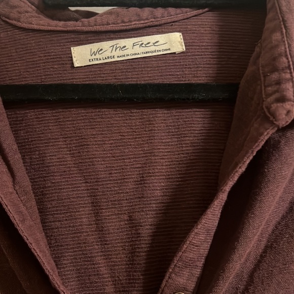 Free People button up Sahrah Star shirt - Picture 2 of 4